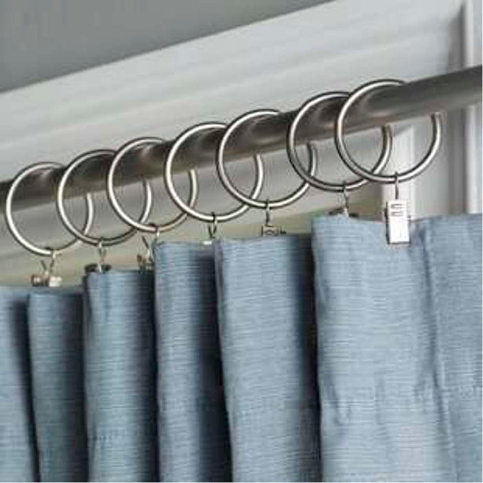 Curtain Rod Rings 32mm 10pc Silver