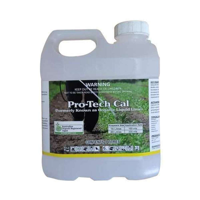 Agchem Pro-Tech Cal Liquid Lime Sustainable Fertilizer 1L