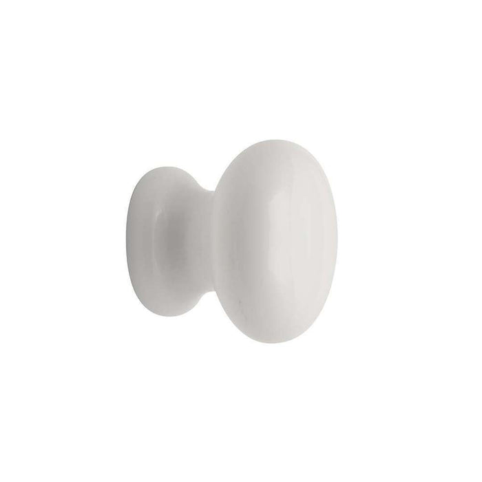 Prestige Mushroom 40mm Acrylic White Knob
