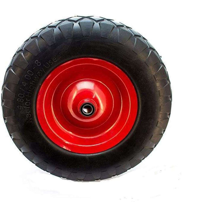 Bullbarrow PU Wheelbarrow Tyre Rim & Bearing (Puncture Proof)