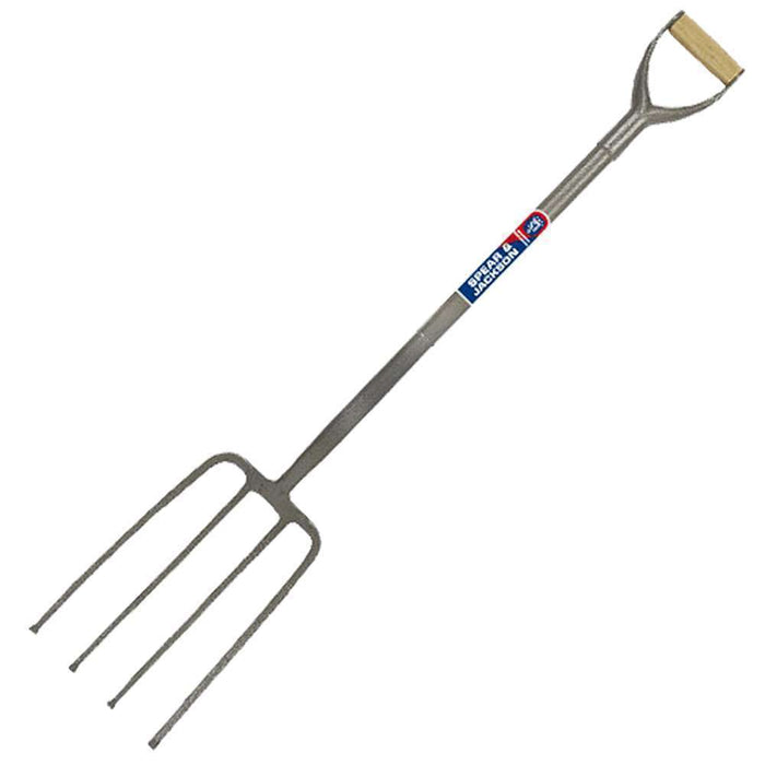 Spear & Jackson Contractor Fork Wooden Handle