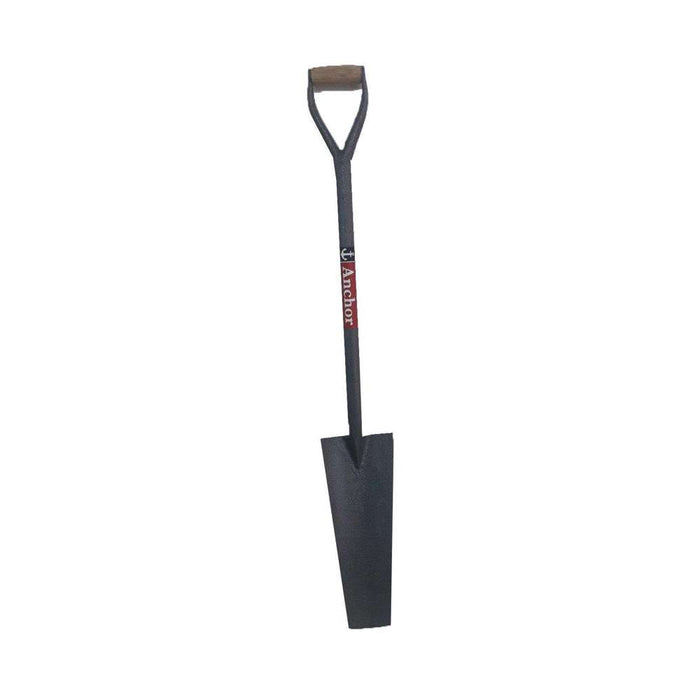 Anchor Post Hole Spade Metal Handle & Wooden Grip