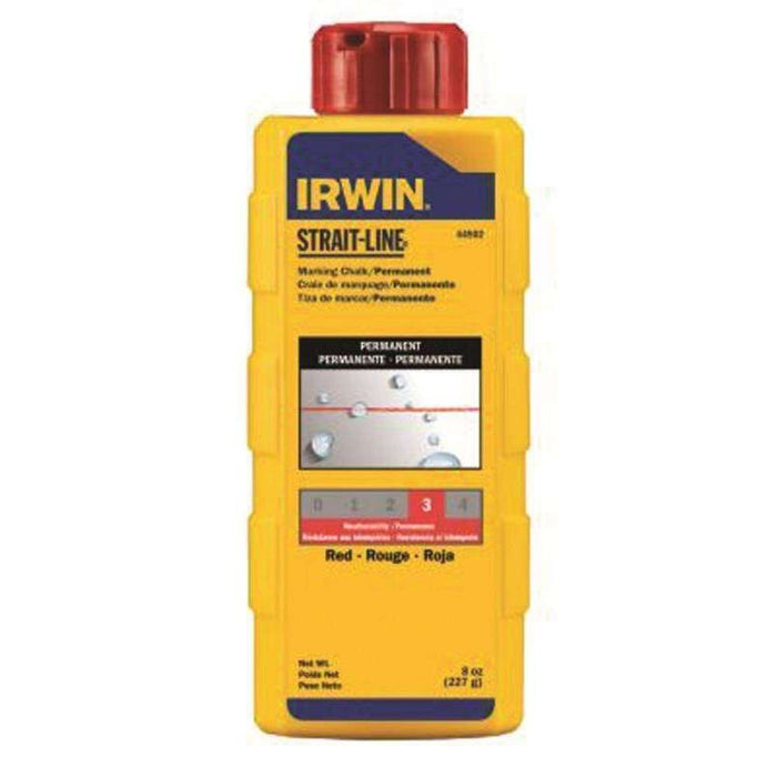 Irwin Chalkline Refill Powder 8oz Red