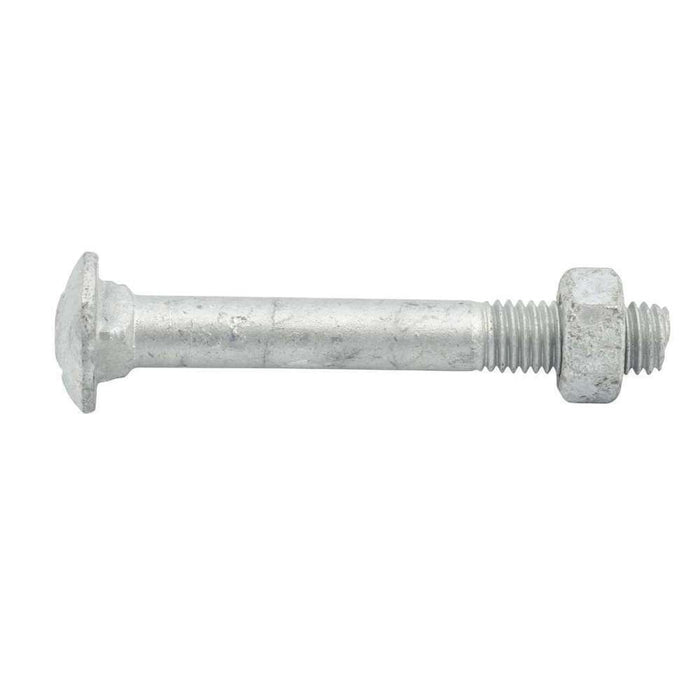 Bolt & Nut Galv Cup M10 x 75