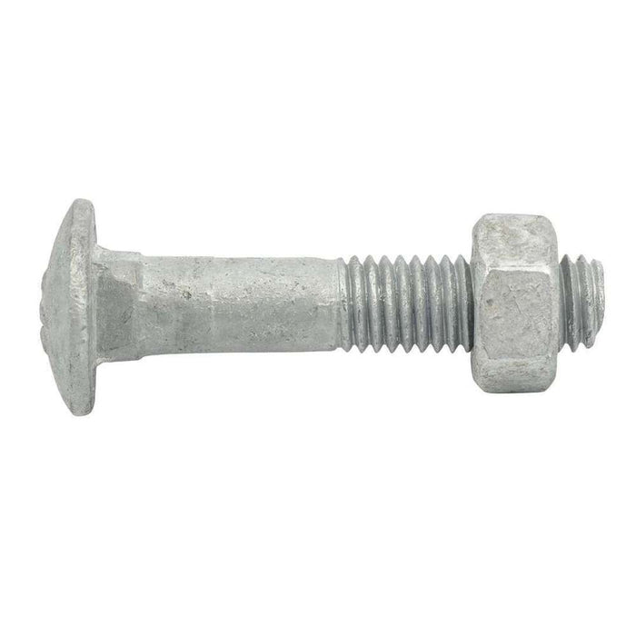 Bolt & Nut Galv Cup M10 x 50