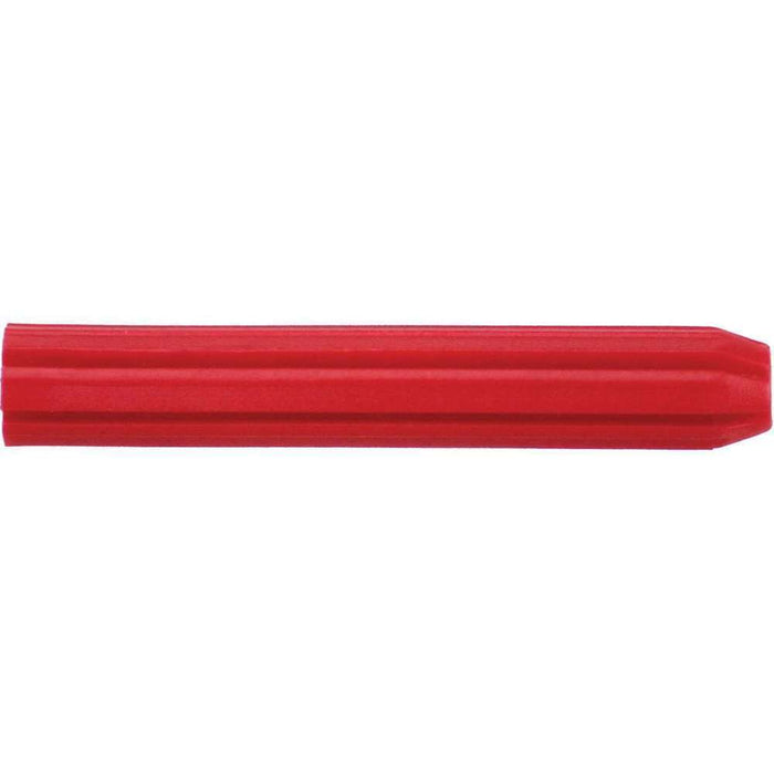 Iccons PVC Wall Plug Red 6 x 25mm (25pk)