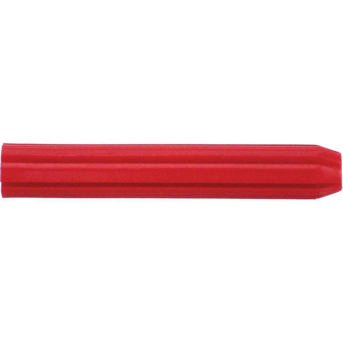 Iccons PVC Wall Plug Red 6 x 38mm (25pk)