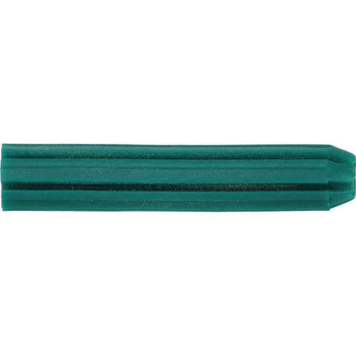 Iccons PVC Wall Plug Green 7 x 50mm (25pk)
