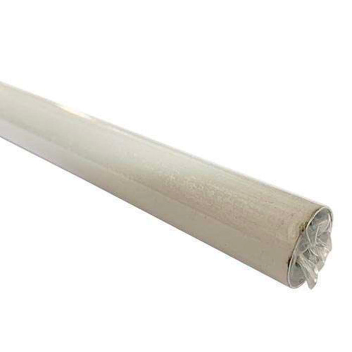 Fixworx Curtain Rod 16mm x 2.5m PVC White Steel