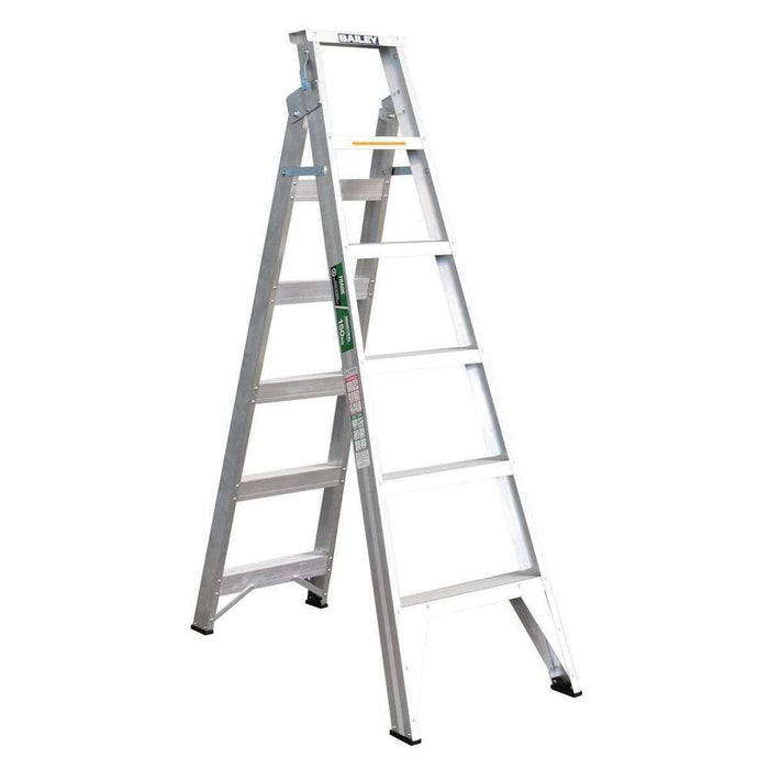 Bailey Ladder 6 Step/Ext 1.8m-3.2m (6-11') 150kg Dual Purpose