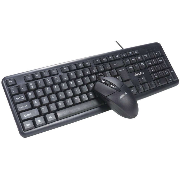 Laser USB Keyboard & Mouse Combo