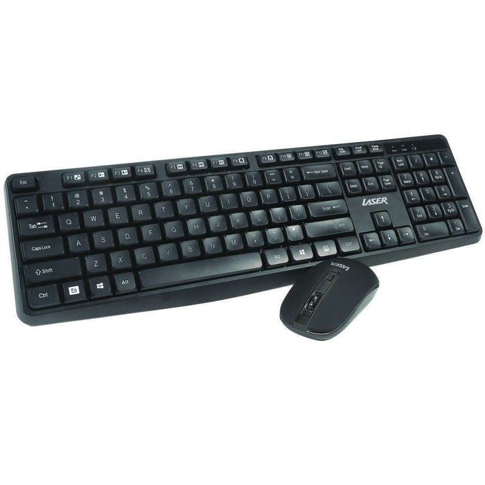 Laser Multimedia Wireless Keyboard & Mouse Combo