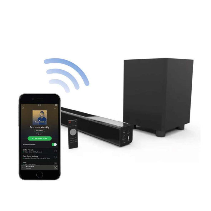 Laser Soundbar Bluetooth Wireless Sub-Woofer