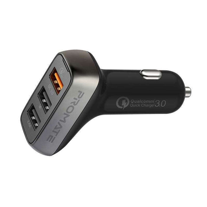 Promate 35W Car Charger Quick Charge 3.0 Port 2.4A Charging Port