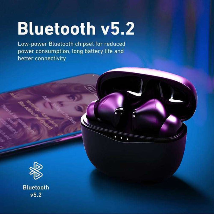 Promate Bluetooth Earphones ANC IPX6 Proximity Sensor Case Black