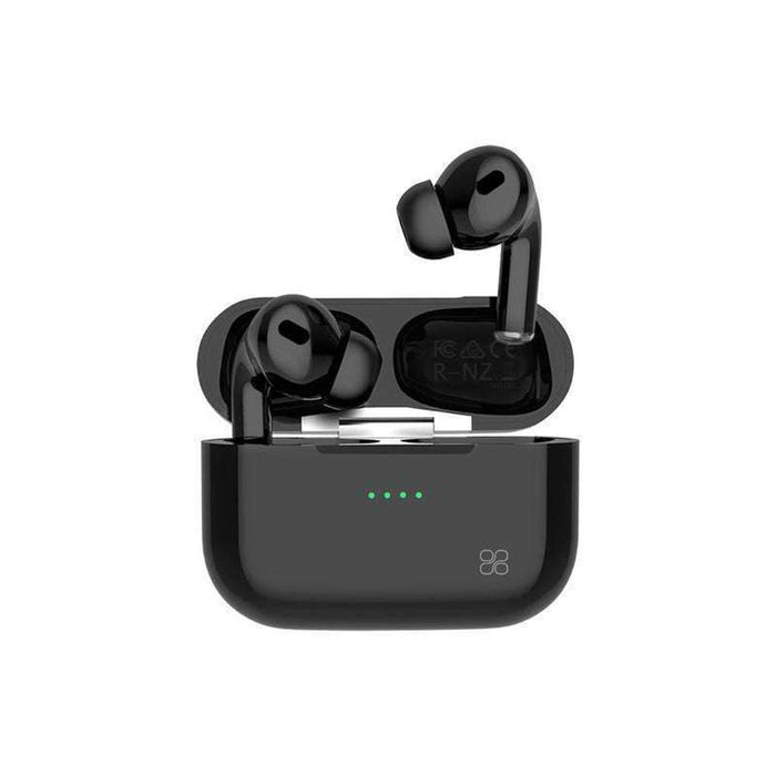 Promate Sleek Bluetooth v5.0 TWS Earphones 350mAh Charging Case Black