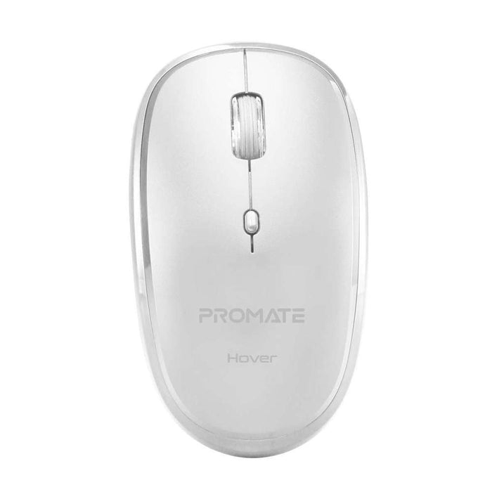 Promate 800/1200/1600dpi Ergonomic 3 Button Wireless Mouse White