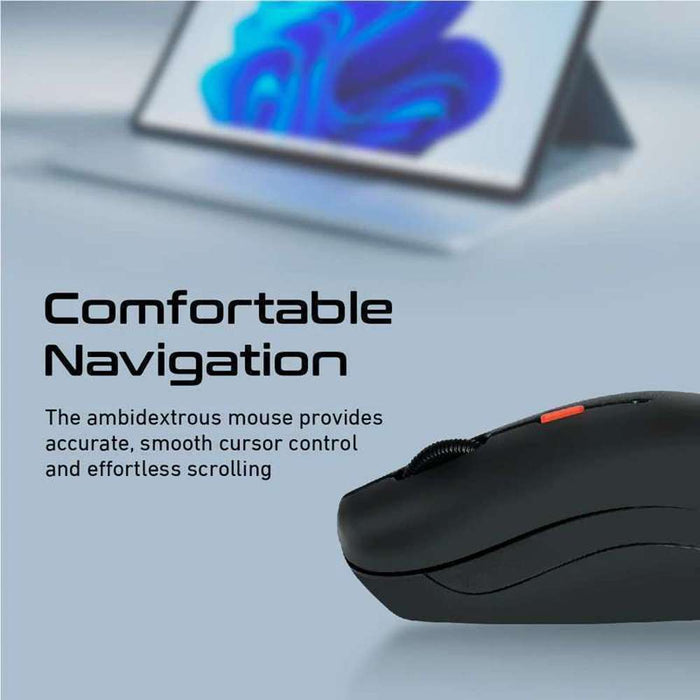 Promate Slim Ergonomic Keyboard Mouse Combo English