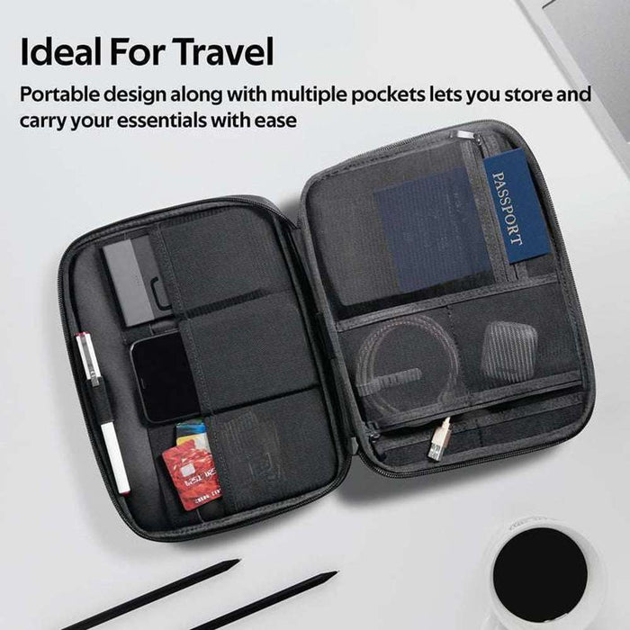 Promate Lightweight Nylon Water Resistant Tablet Travel Case