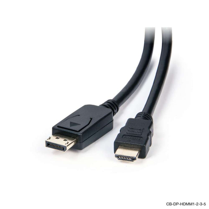 Laser 2m Display Port to HDMI Cable w/ 4K Male to Male