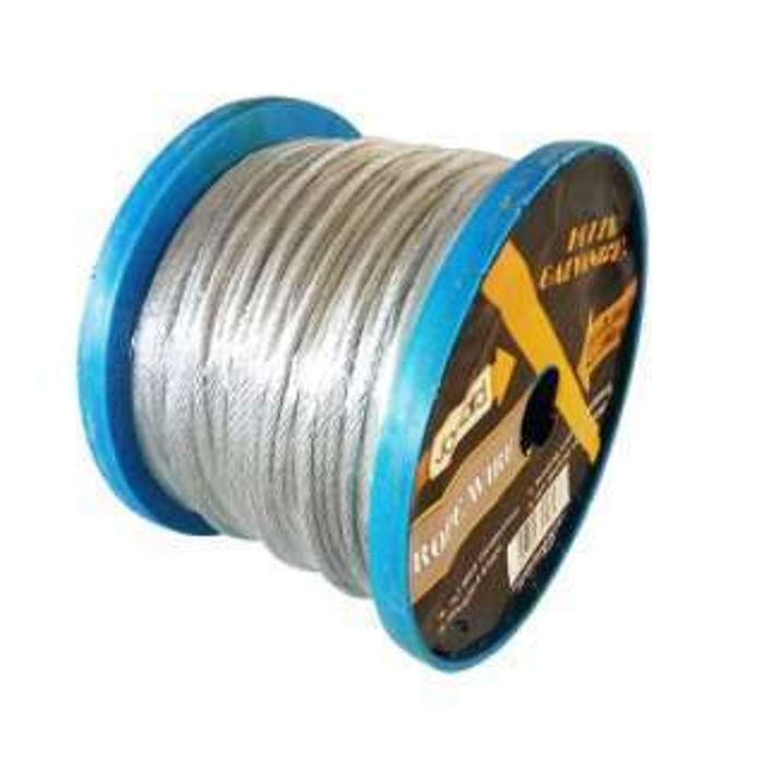 Jackbird Rope Wire Galv Steel 3mm x 100m