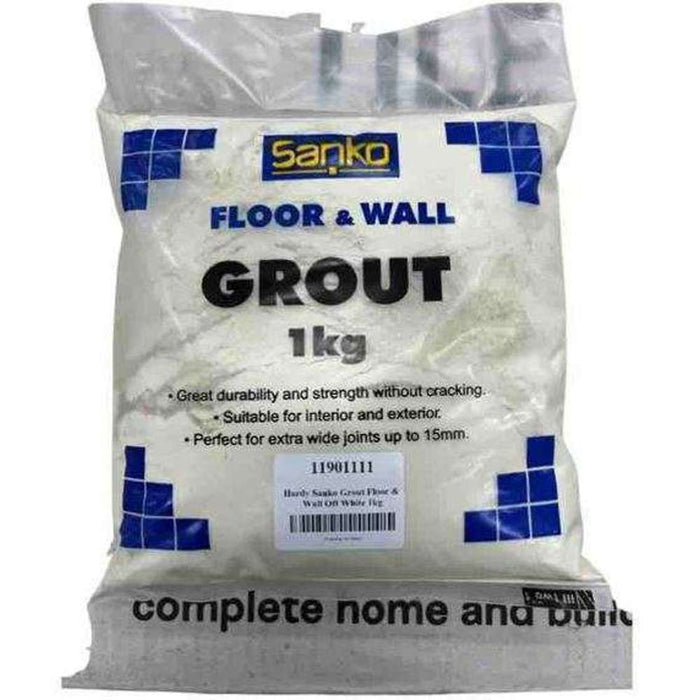 Hardy Sanko Grout Floor & Wall Off White 1kg