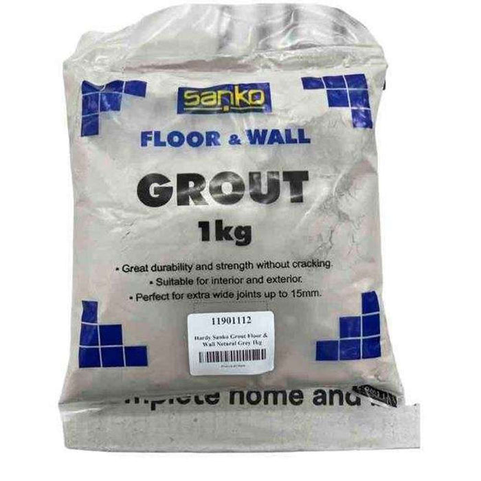 Hardy Sanko Grout Floor & Wall Netural Grey 1kg
