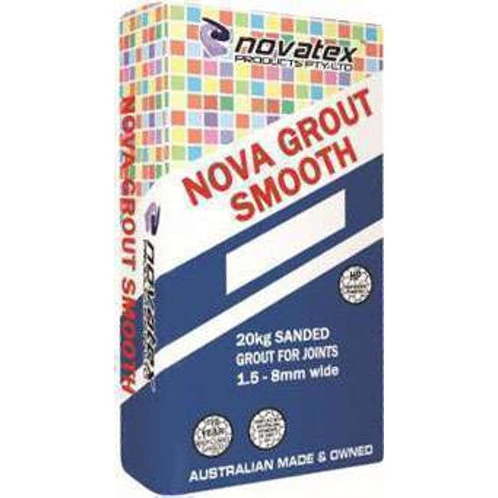 Novatex Grout 15kg Smooth White