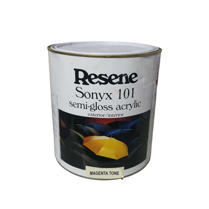 Resene Sonyx 101 Semi Gloss Acrylic Magenta Tone 4L