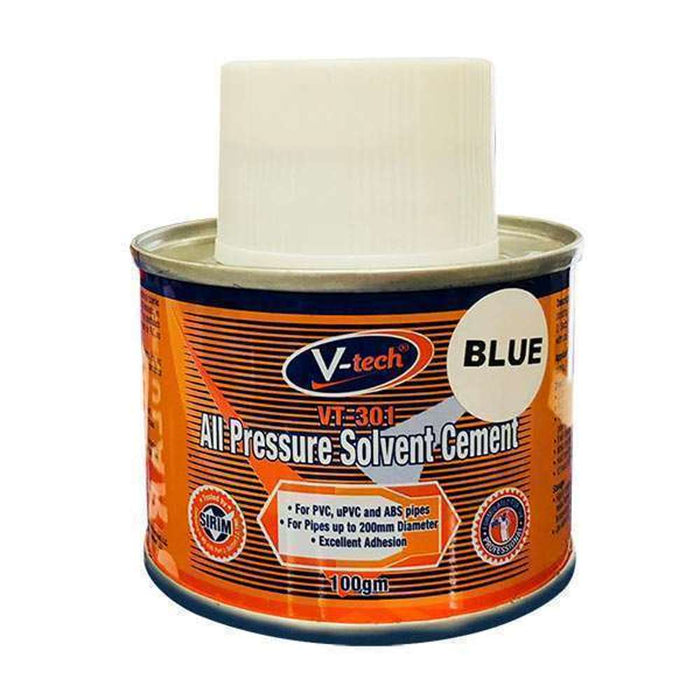 V-Tech PVC Solvent Cement Blue 100ml