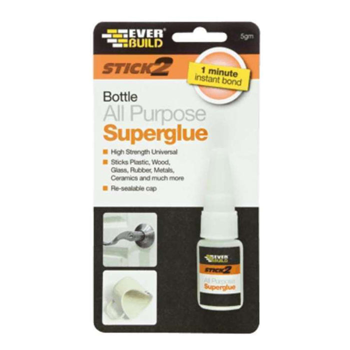Everbuild Stick2 All Purpose Adhesive Clear 5g