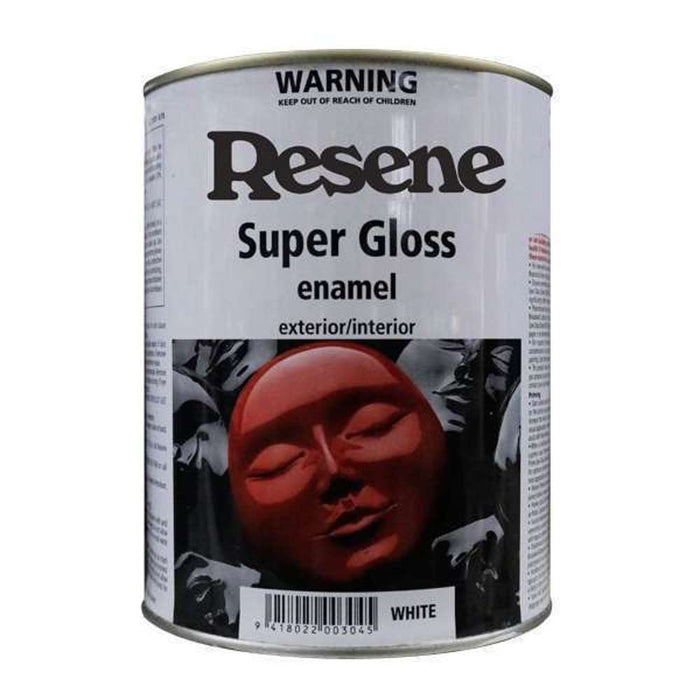 Resene Super Gloss Enamel White 1L