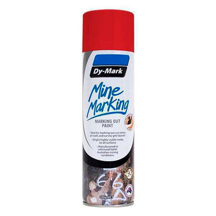 Dy-Mark Mine Marking Paint Horizontal Red 350g