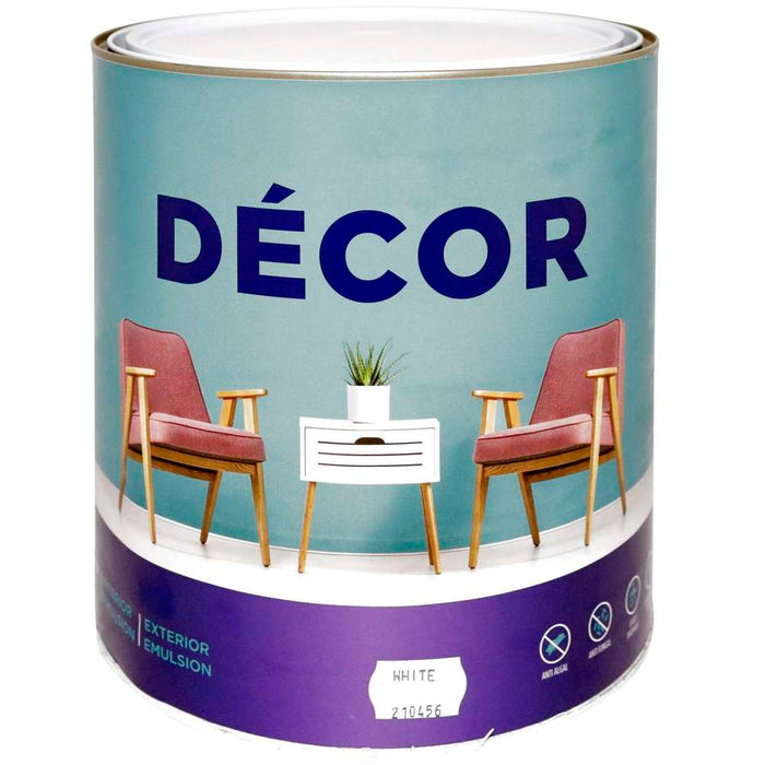 Apco Decor Semi Gloss Acrylic White 4L