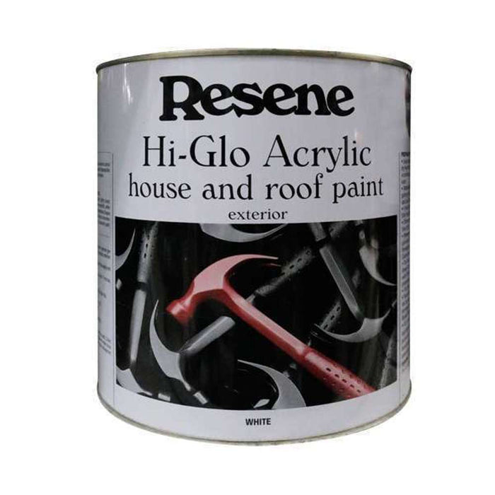 Resene Hi-Glo Gloss Acrylic White 4L