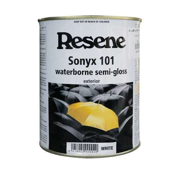 Resene Sonyx 101 Semi Gloss Acrylic White 1L