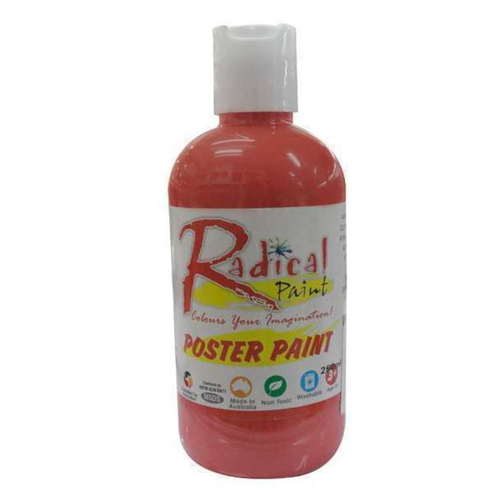 T-Wicks Poster Paint Warm Red 250ml