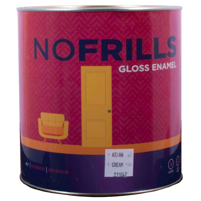 Apco No Frills Gloss Enamel Asian Cream 4L**