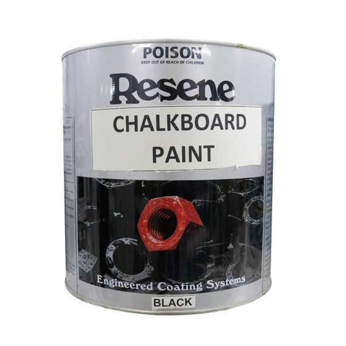 Resene Chalkboard Paint Black 4L