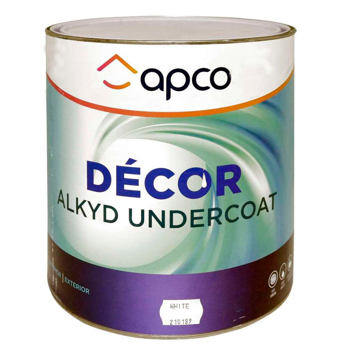 Apco Decor Undercoat Enamel White 4L