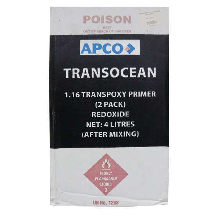 Transocean Transpoxy Primer 116 Redoxide 4L