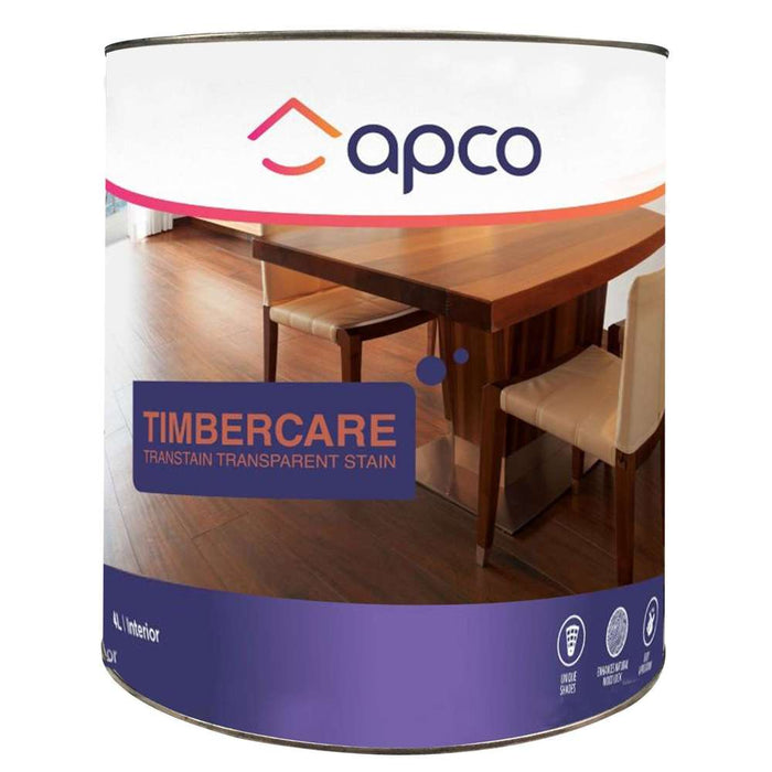 Apco Timbercare Transtain Transparent Stain Rosewood 4L
