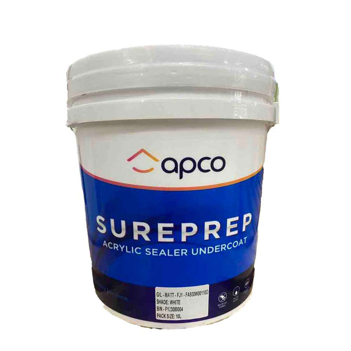 Apco Sureprep Undercoat Acrylic White 10L