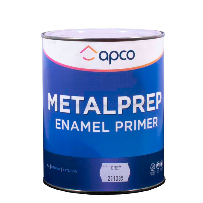 Apco MetalPrep Anti-Rust Enamel Primer Grey 1L