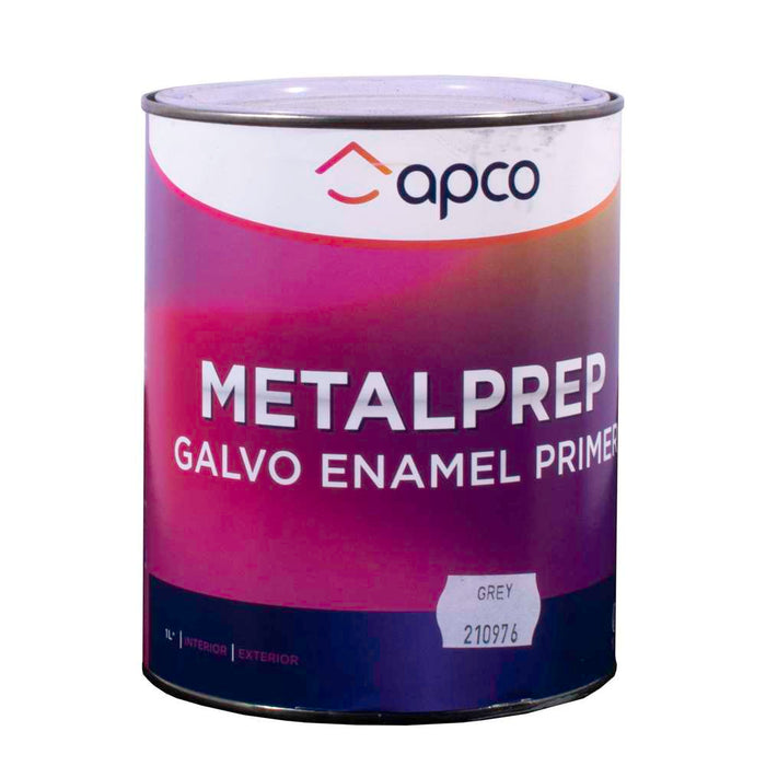 Apco MetalPrep Galvo Enamel Primer Grey 1L