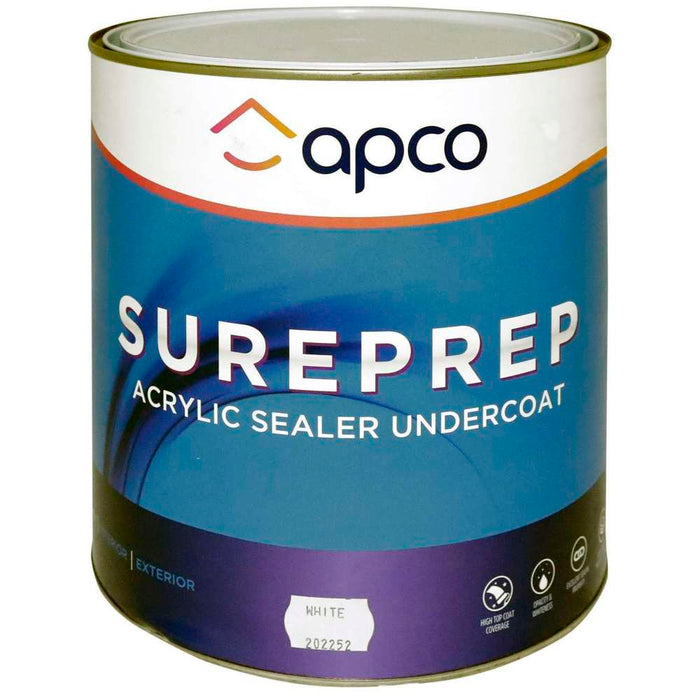 Apco Sureprep Undercoat Acrylic White 4L