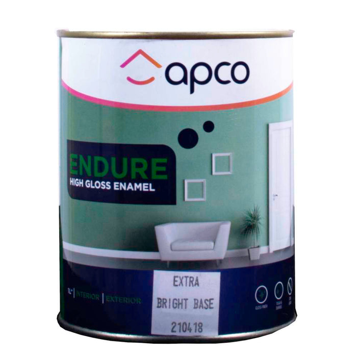 Apco Endure Gloss Enamel Extra Bright Base 1L
