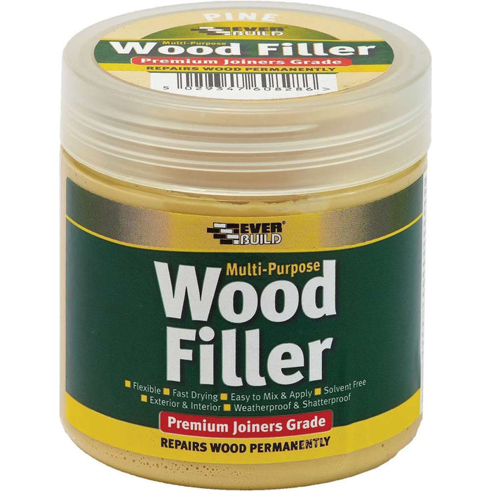 Everbuild Multi Purpose Wood Filler & Stopper 250ml Jar