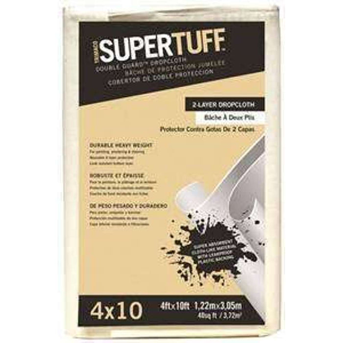 Trimaco Supertuff Supertuff Painters Drop Cloth 02602 4 x 10"