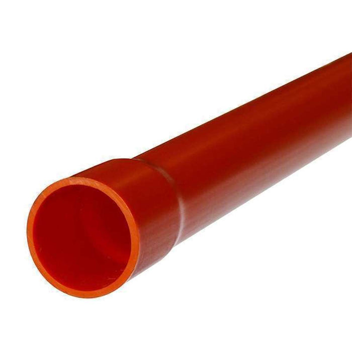 Conduit Pipe Orange H/D 63mm x 4m (2 1/2")